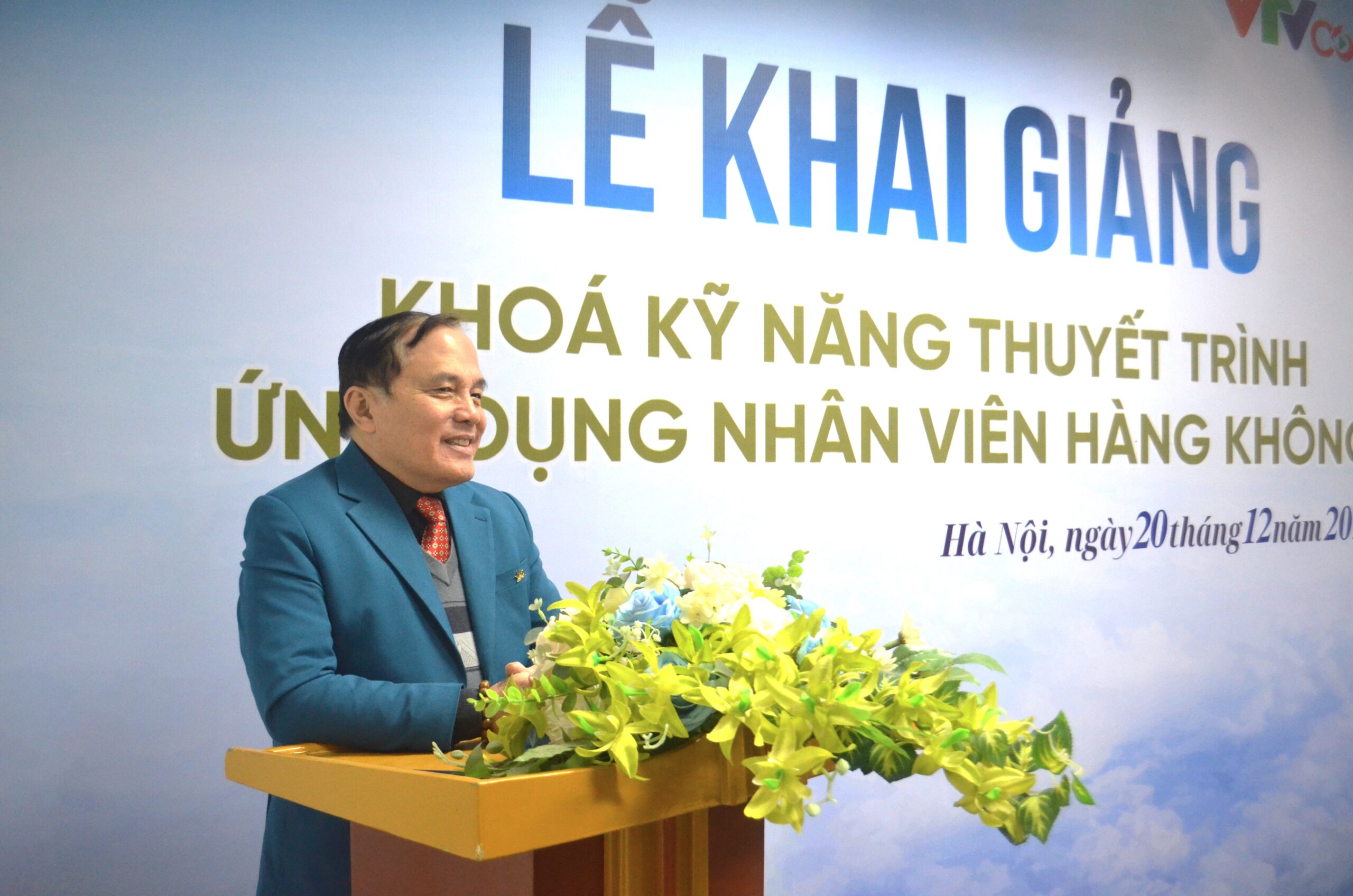 KHAI GIẢNG KHÓA KỸ NĂNG THUYẾT TRÌNH ỨNG DỤNG NHÂN VIÊN HÀNG KHÔNG TẠI VNAS