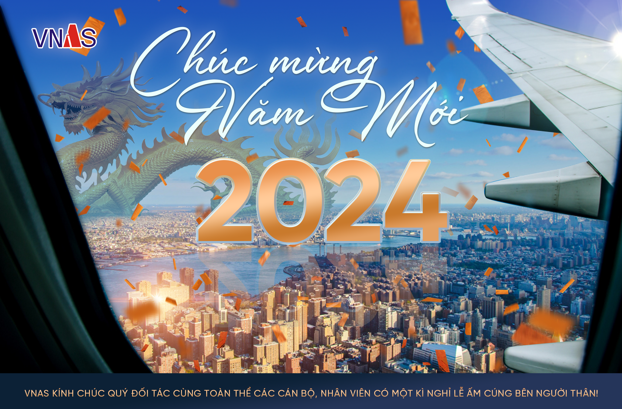 LỜI CẢM ƠN & CHÚC MỪNG TẾT DƯƠNG LỊCH 2024